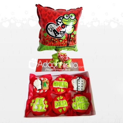 Cupcakes popayan 6 cupcakes en caja regalo con globo metalizado