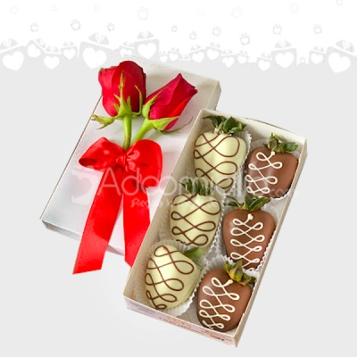 Fresas Con Chocolate X6  Regalo De Agradecimiento En Armenia Pedido Con Un Día De Anticipación
