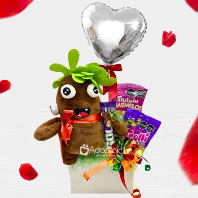 Ancheta Con Peluche Para San Valentín O Cumpleaños A Domicilio En Cali Pedido Con Un Día De Anticipación 