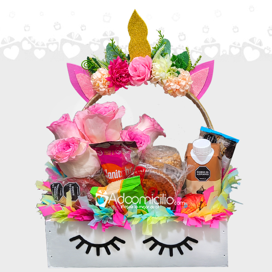 Desayuno Unicornio para Niñas Dia de la Mujer Con Un Dia de Anticipado A Domicilio En Cali