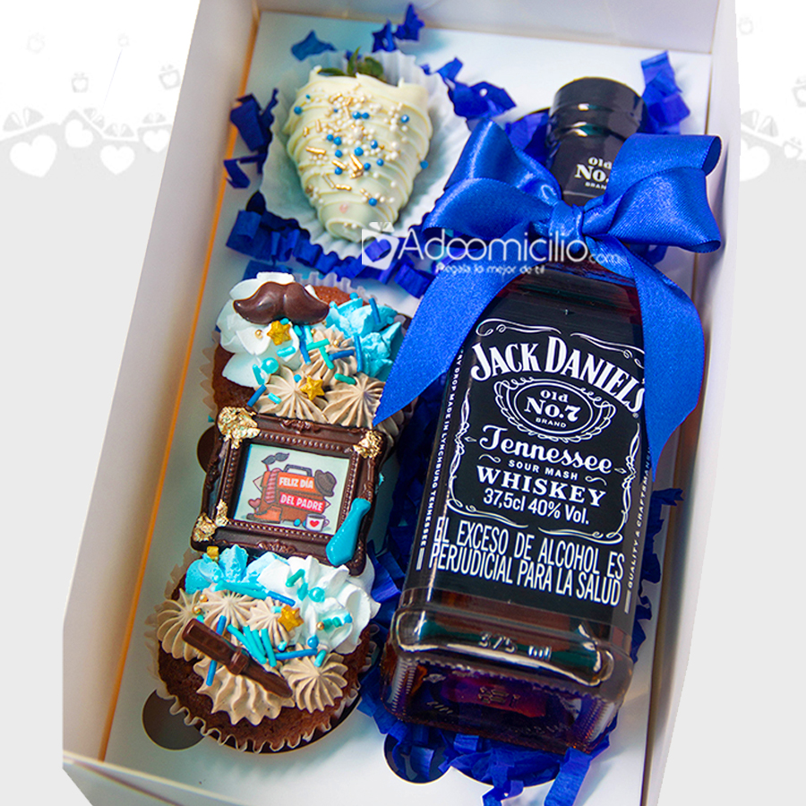 Regalo Con Cupcakes Y Licor Para Papá A Domiclio En Medellín Pedido Con Un Día De Anticipación 