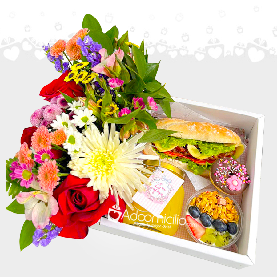 Flores Y Desayuno Sorpresa Para El Día De La Mujer A Domicilio En Medellín Pedido Con Un Día De Anticipación 