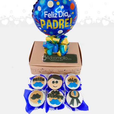Cupcakes X6 Para El Día Del Padre A Domicilio En Popayán Pedido Con Un Día De Anticipación 
