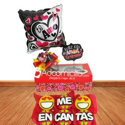 Regalos de amor y amistad a domicilio en Popayan 6 Cupcakes decorados en caja de regalo