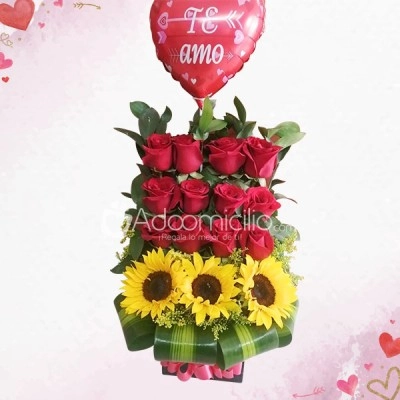Arreglo Floral Tradicional Amor Y Amistad A Domicilio En Cali