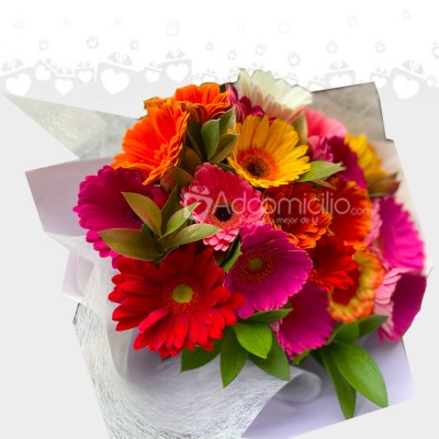 Bouquet De Gerberas Para Amor Y Amistad A Domicilio En Pereira 