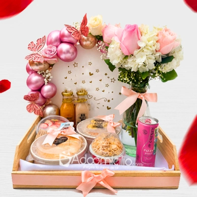 Desayuno Sorpresa Con Flores Para Amor Y Amistad A Domicilio En Pereira Pedido Con Un Día De Anticipación