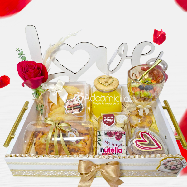 Desayuno Sorpresa Love Para Amor Y Amistad A Domicilio En Medellín Pedido Con Un Día De Anticipación 