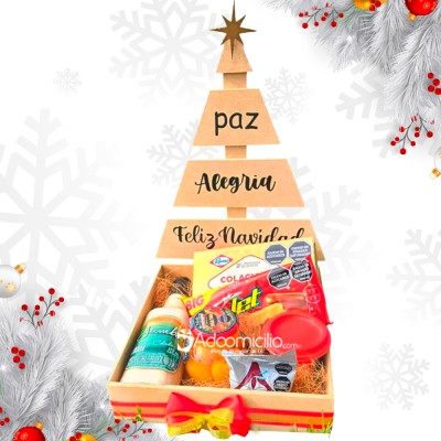 Ancheta Navideña Con Piña Colada A Domicilio En Manizales Pedido Con Un Día De Anticipación 