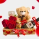 Regalo Para Amor Y Amistad Con Peluche Y Vino A Domicilio En Manizales Pedido Con Un Día De Anticipación 