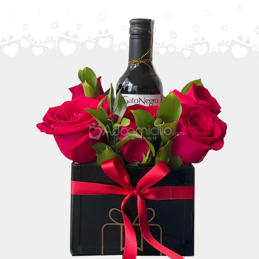 Regalo Con Rosas Y Vino A Domicilio En Armenia Pedido Con Un Día De Anticipación 