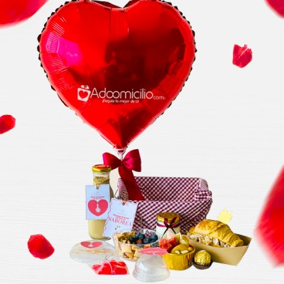 Desayuno Sorpresa Con Globo Para San Valentín A Domicilio En Armenia Pedido Con Un Día De Anticipación  