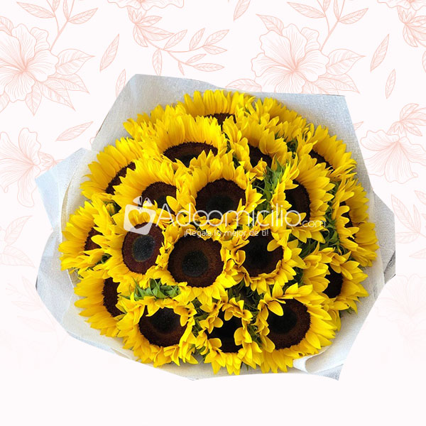 Arreglo Con Girasoles Para Mamá En Armenia Pedido Con Un Día De Anticipación