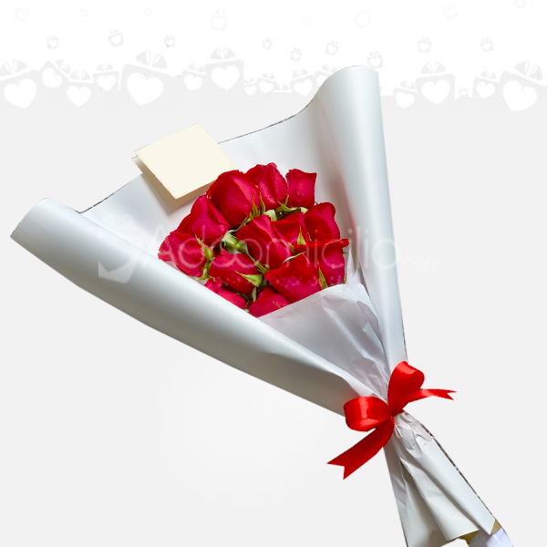 Bouquet Por 12 Rosas A Domicilio En Armenia Pedido Con Un Día De Anticipación