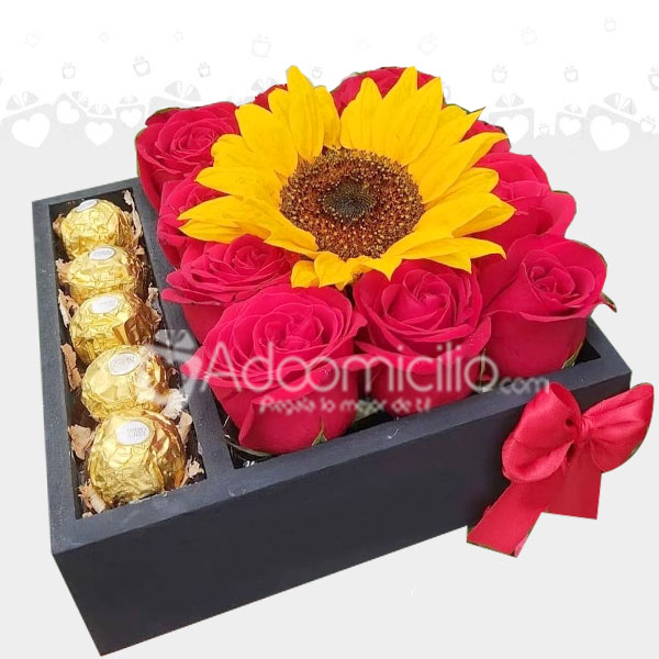 Arreglo De Flores Y Amor A Domicilio En Villavicencio Pedido Con Un Día De Anticipación