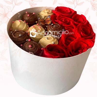 Dulce Momento Rosas y Chocolates Regalos a Domicilio en Ibagué Pedido con un Dia de Anticipado