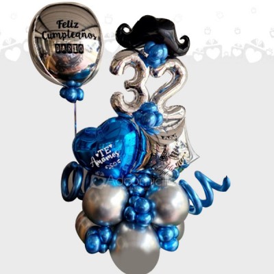 Bouquet  de globos  Regalo de cumpleaños pedido con 2 días de anticipación