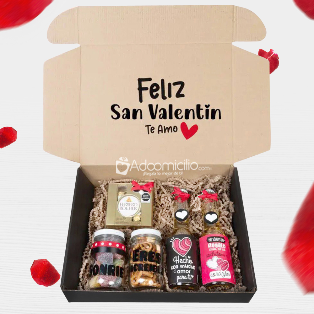 Caja Sorpresa Con Chocolates Para San Valentín A Domicilio En CDMX Pedido Con Un Día De Anticipación