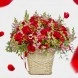 Canasta Floral Para Amor Y Amistad A Domicilio En Medellín 