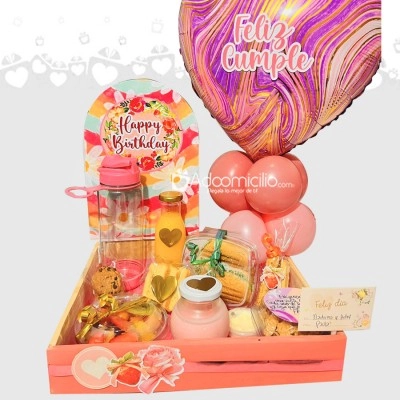 Desayuno Sorpresa Con Globos Para Mujer A Domicilio En Barranquilla Pedido Con Un Día De Anticipación